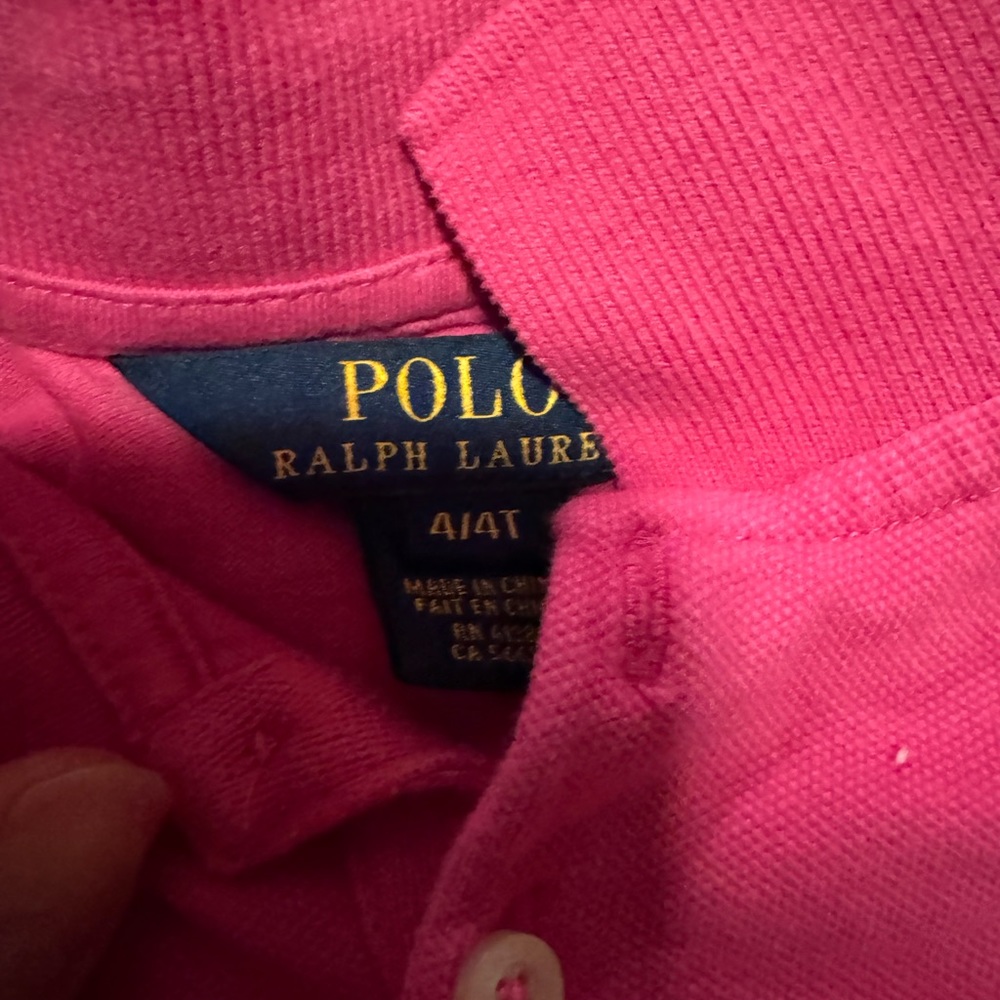Ralph Lauren 4t girls polo